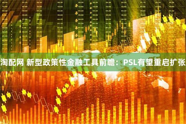淘配网 新型政策性金融工具前瞻：PSL有望重启扩张